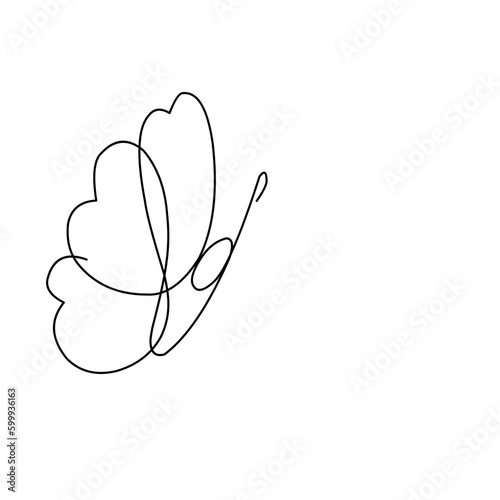 Butterfly Continuous Line 