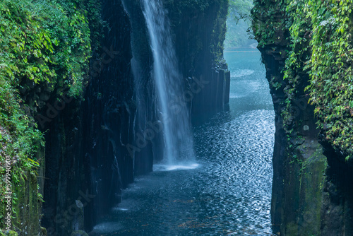 雨の高千穂峡
