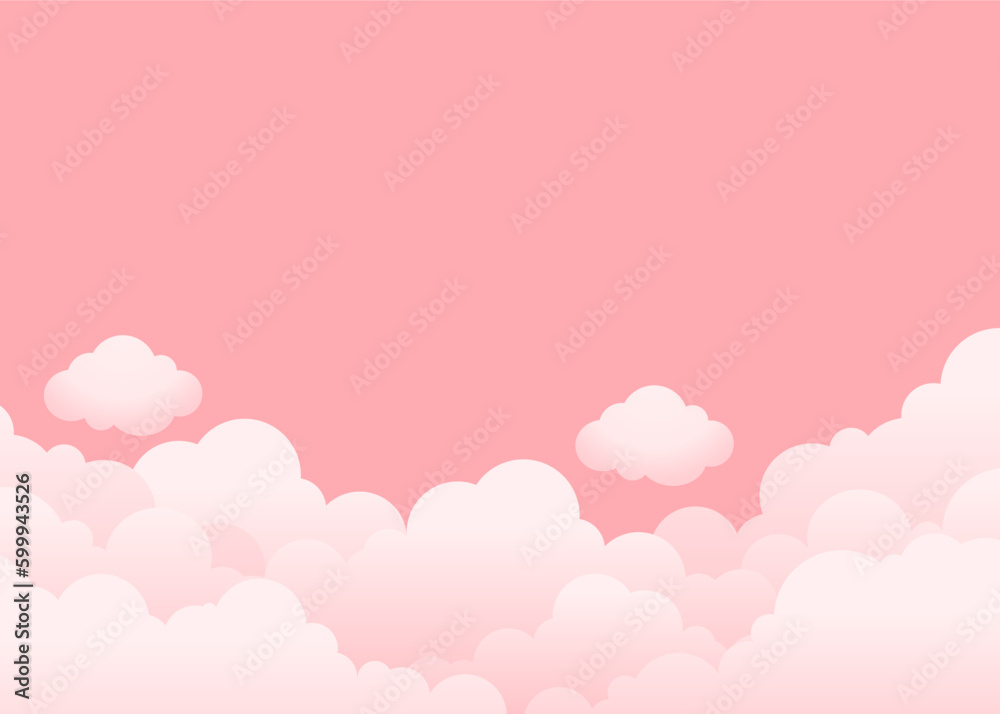 background design with the concept of sky with clouds