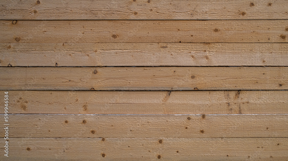 Obraz premium texture of a wall of wooden boards as Background