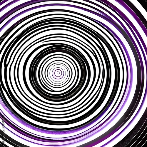 An optical illusion design with concentric circles in shades of purple and pink1  Generative AI