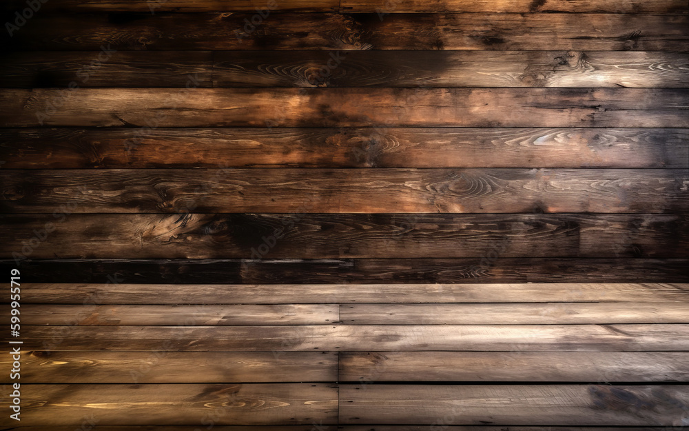 A natural dark brown board with a rough surface and a thick texture. Generative AI A natural dark brown board with a rough surface and a thick texture. Generative AI