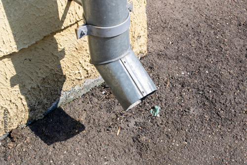 Wallpaper Mural Downspout on the wall of the house Torontodigital.ca