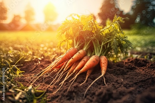 Carrots in the Dirt Picked ...