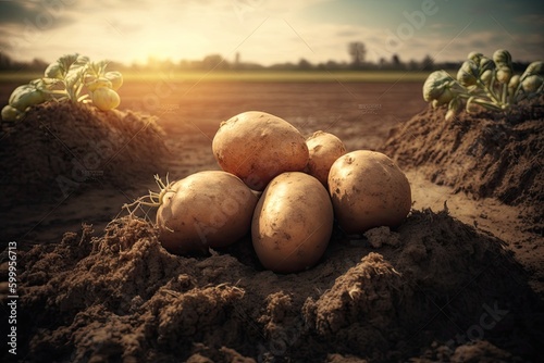 Potatoes in the Dirt Picked...