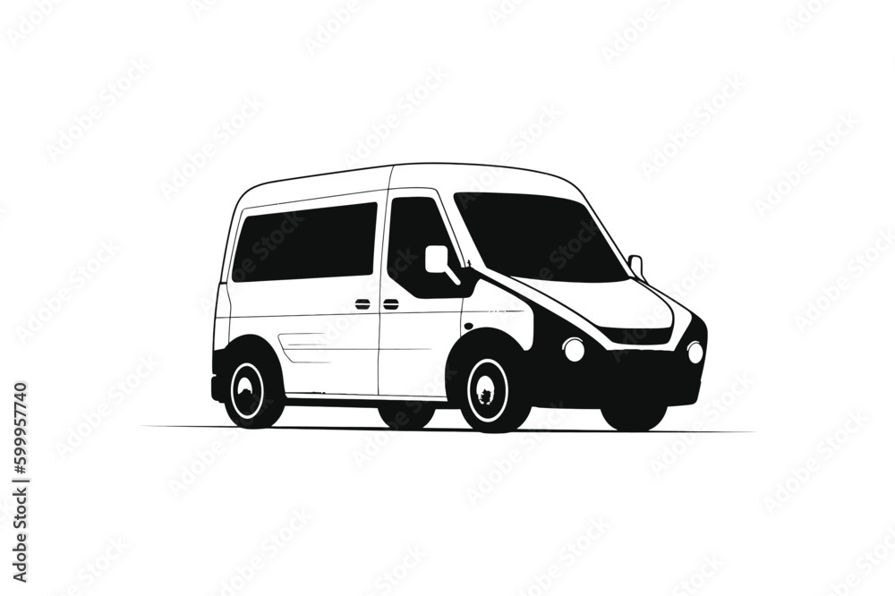 black van isolated on white Minimal Vector Logo Design Tshirt Sublimation Illustration tattoo design black van isolated on white Minimal Vector Logo Design Tshirt Sublimation Illustration tattoo design