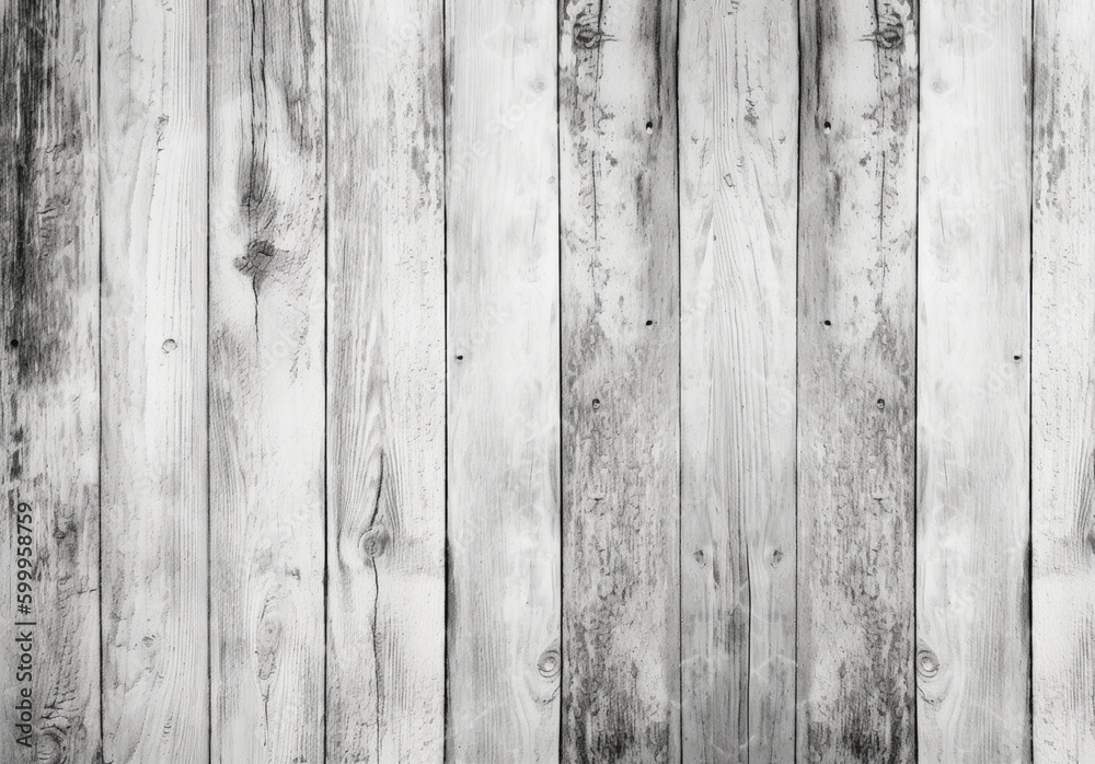 Fototapeta premium Rustic White Wooden Background Created with Generative AI