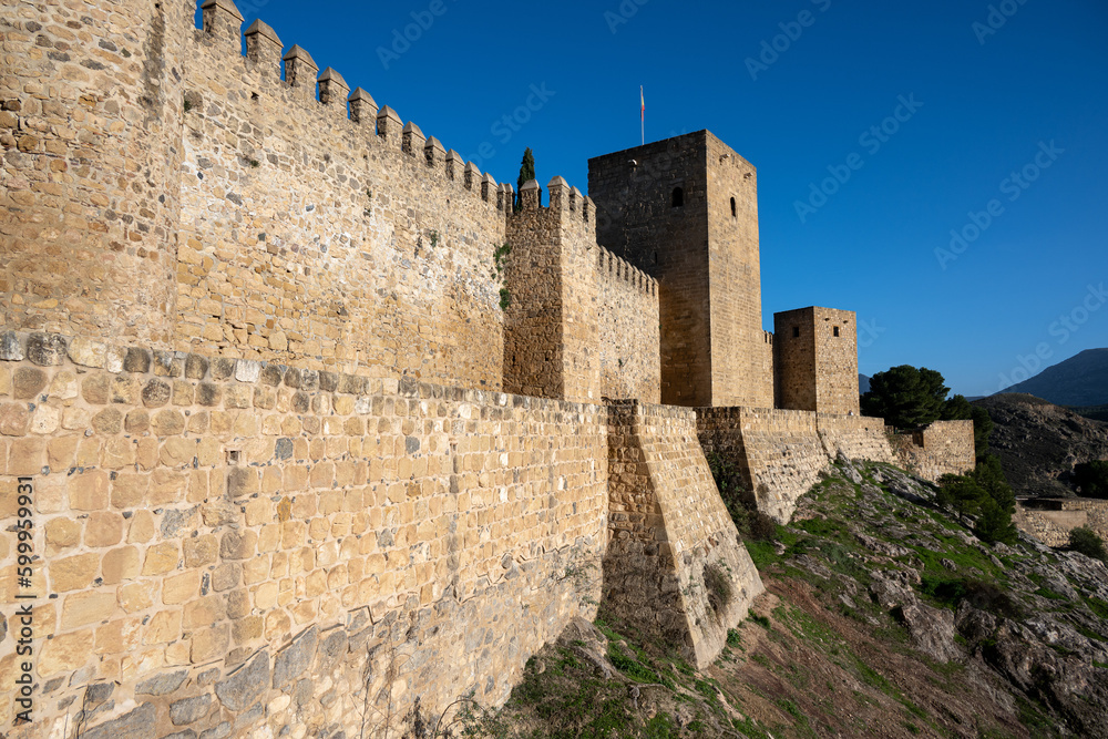 The Alcazaba of Antequera a Moorish fortress in southern Spain