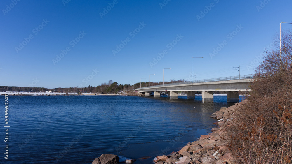 custom made wallpaper toronto digitalbridge over the river in winter