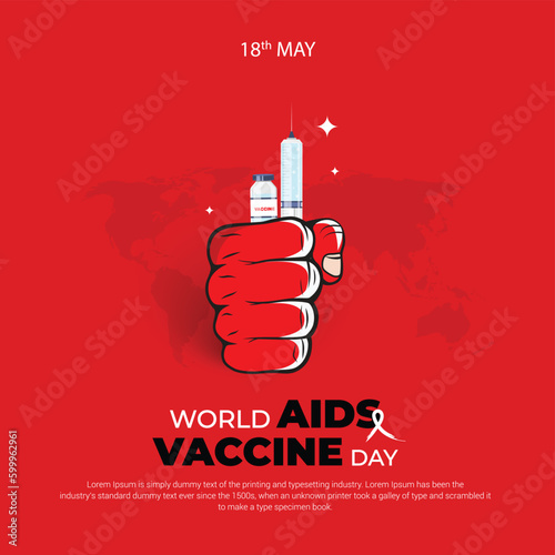 World AIDS Vaccine Day May 18, Design