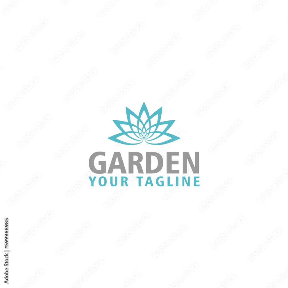 Flower Lotus Logo abstract design template icon isolated on white background Flower Lotus Logo abstract design template icon isolated on white background