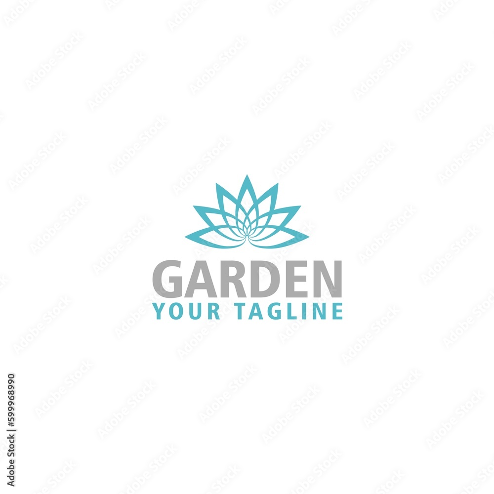 Flower Lotus Logo abstract design template icon isolated on white background Flower Lotus Logo abstract design template icon isolated on white background
