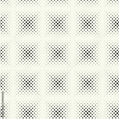 Vector monochrome geometric pattern in simple graphic design. Fashion trendy geometry.