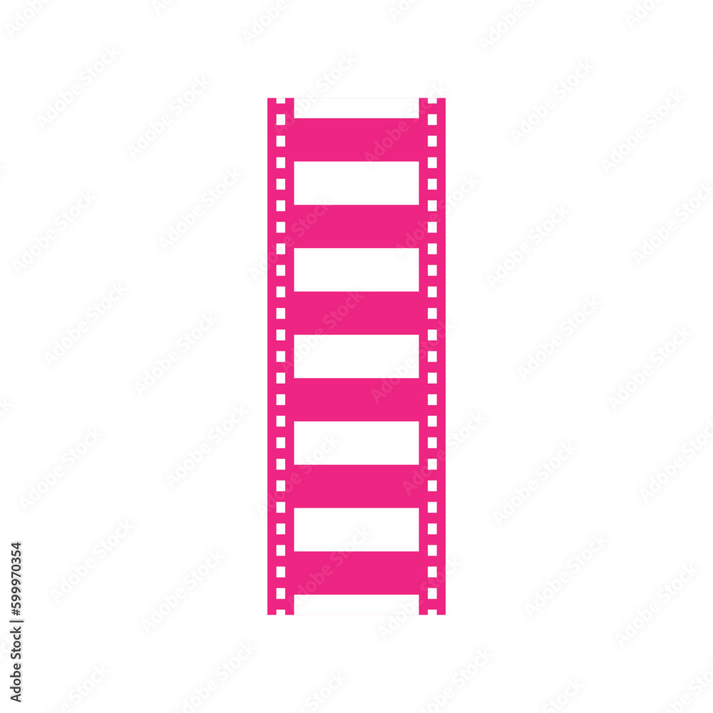 Movies film background with flim roll. 3d flim roll. film strip isolated on white Movies film background with flim roll. 3d flim roll. film strip isolated on white