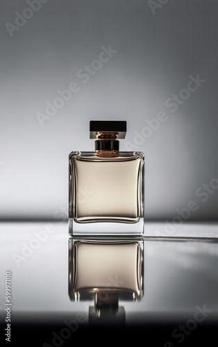 Timeless allure  a sophisticated scent for the contemporary man  bathed in soft lighting.