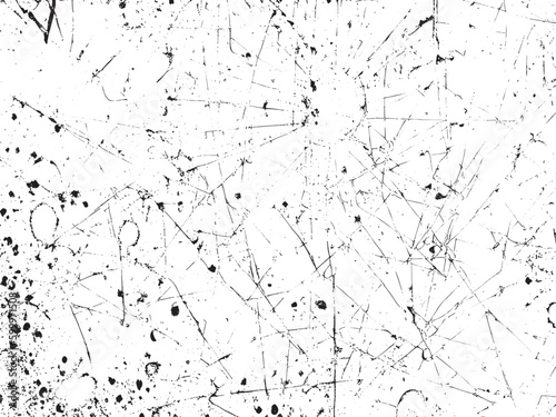 Black and White Grunge Distress Overlay Texture for Design Projects