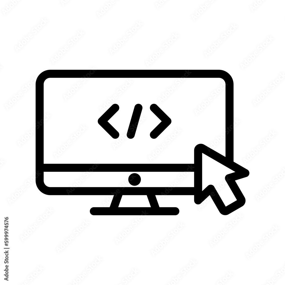 Code icon. sign for mobile concept and web design. vector illustration Code icon. sign for mobile concept and web design. vector illustration