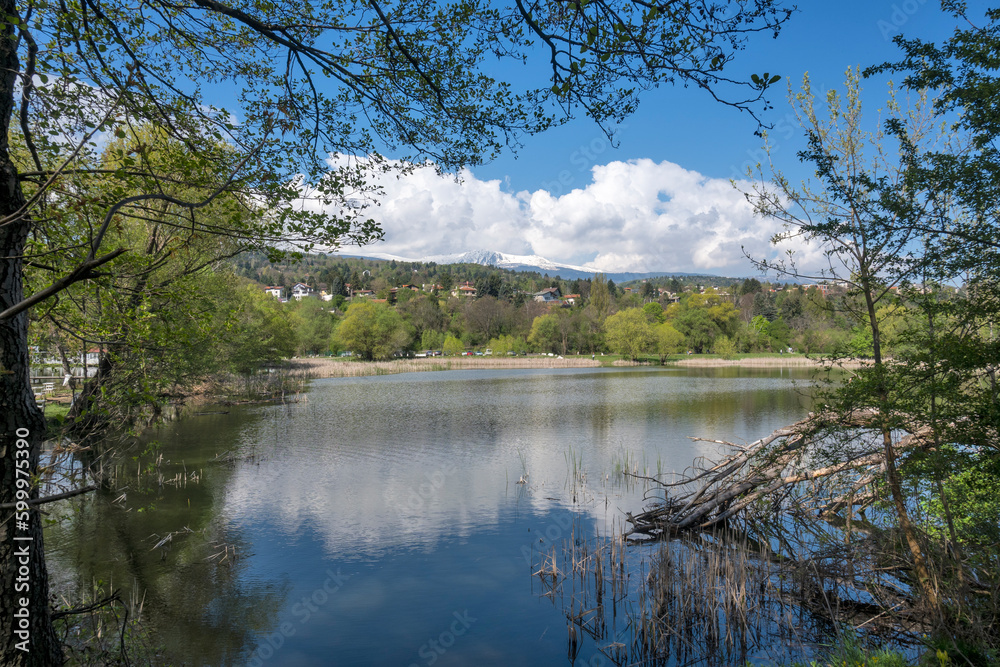 Spring Landscape of Pancharevo lake, Bulgaria Spring Landscape of Pancharevo lake, Bulgaria