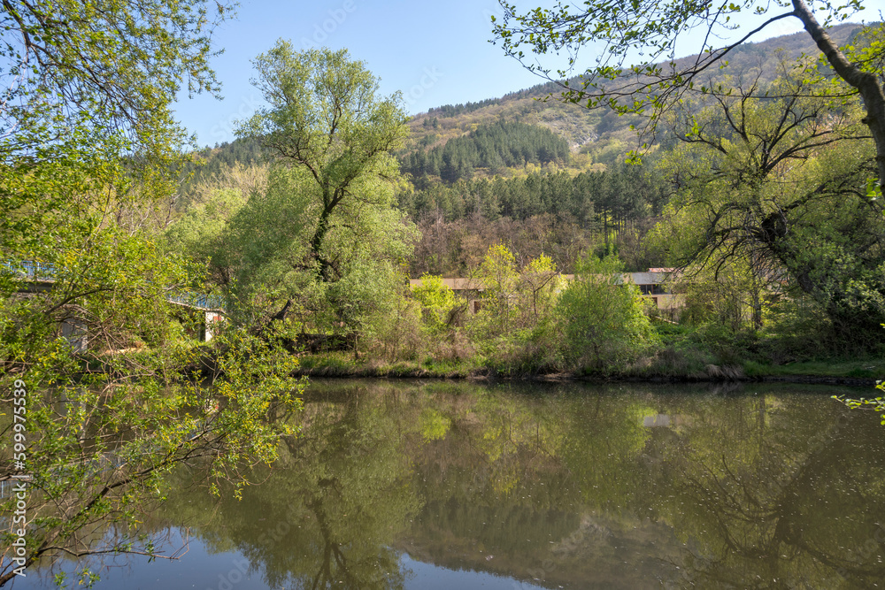 Spring Landscape of Pancharevo lake, Bulgaria Spring Landscape of Pancharevo lake, Bulgaria