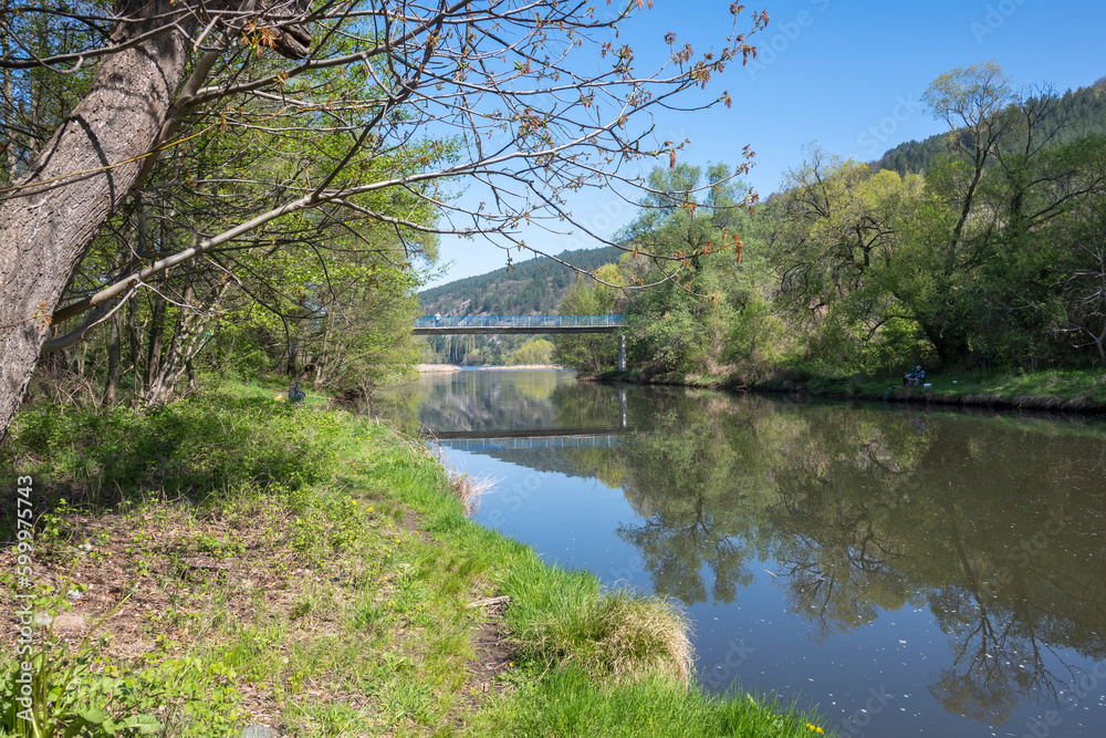 Spring Landscape of Pancharevo lake, Bulgaria Spring Landscape of Pancharevo lake, Bulgaria
