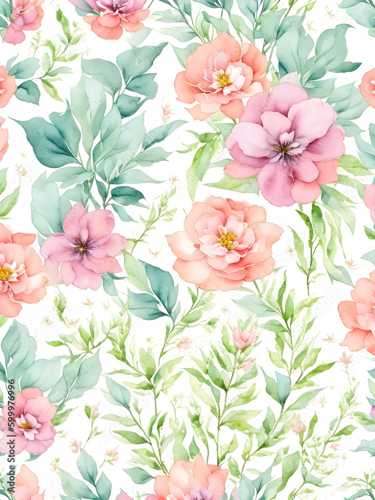 seamless floral pattern seamless floral pattern