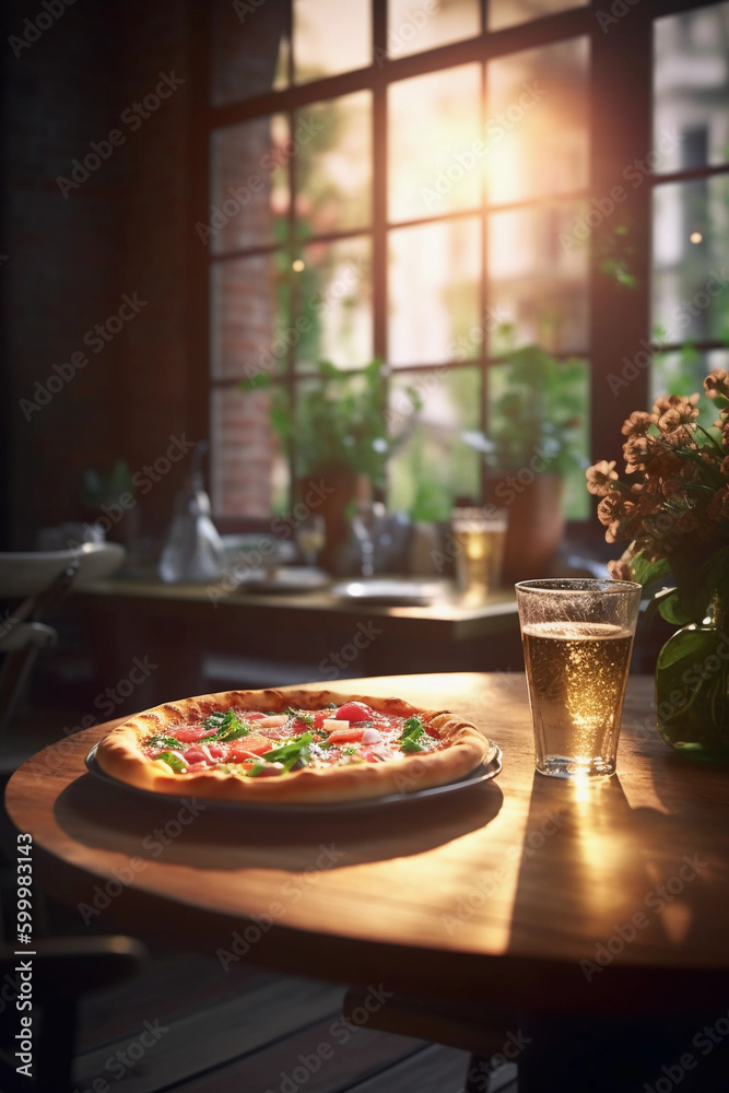 Fototapeta premium Time for a pizza! 🍕