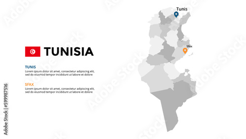 Tunisia detailed map