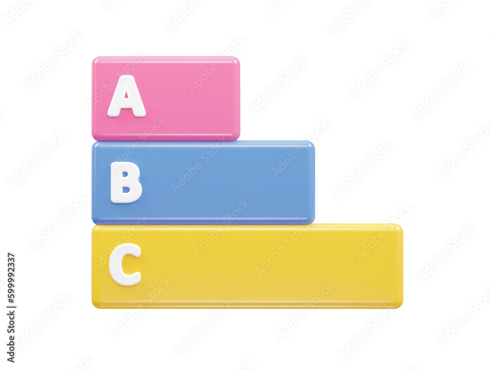 Infographics element transparent 3d rendering illustration Infographics element transparent 3d rendering illustration