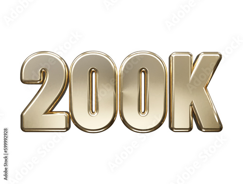 Follower text effect vector rendering illustration