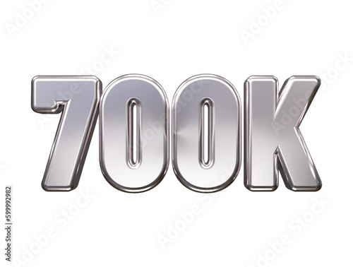 Follower text effect vector rendering illustration
