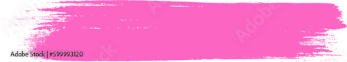 Pink brush stroke isolated on background. Paint brush stroke vector for ink paint, grunge design element, dirt banner, watercolor design, dirty texture. Trendy brush stroke, vector illustration
