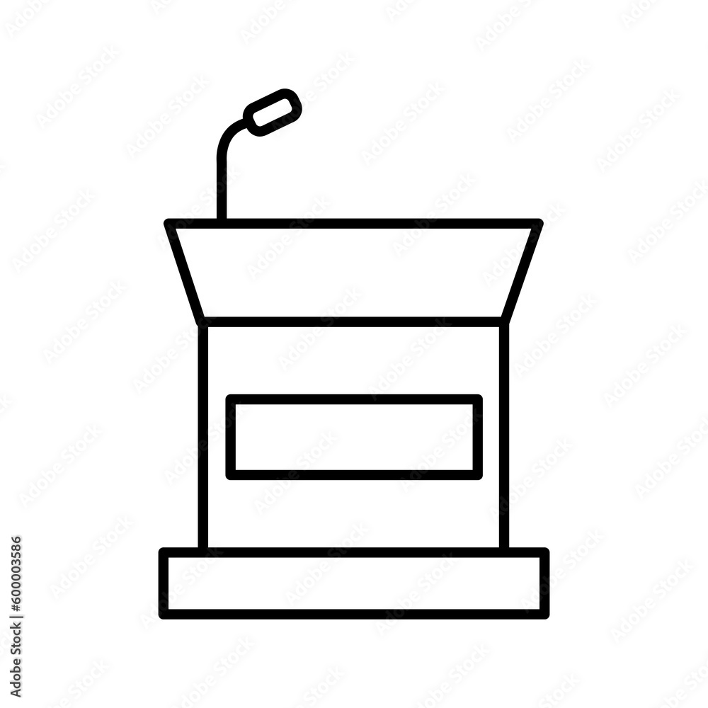 vector podium icon illustration on white background..eps vector podium icon illustration on white background..eps