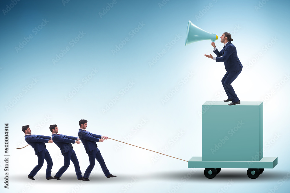 Ταπετσαρία Concept of bossy autocratoc leadership
