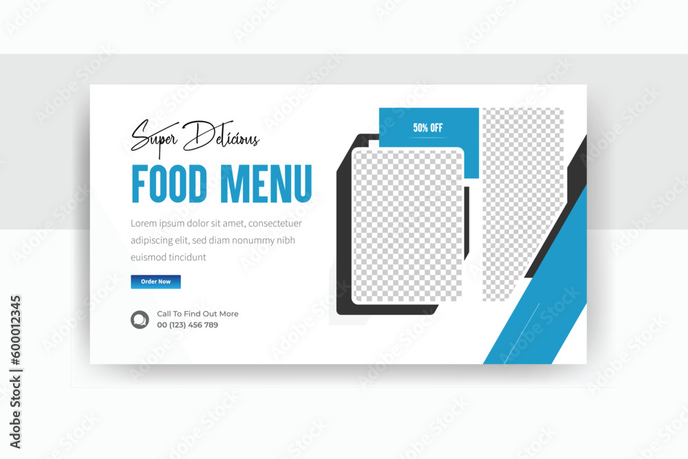 Super delicious food menu YouTube thumbnail design Super delicious food menu YouTube thumbnail design