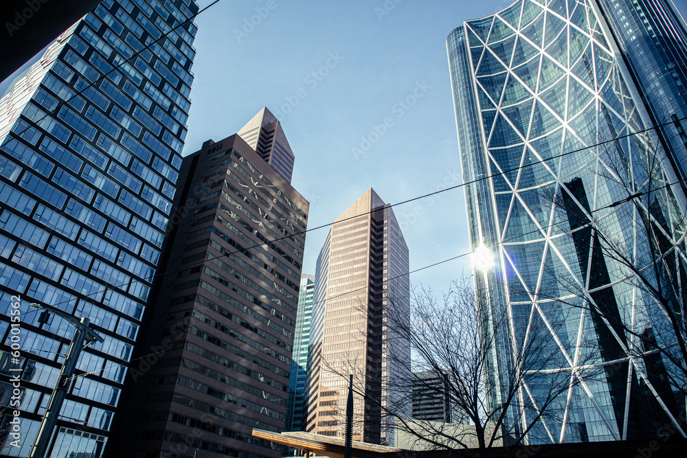 Naklejka premium Modern office buildings