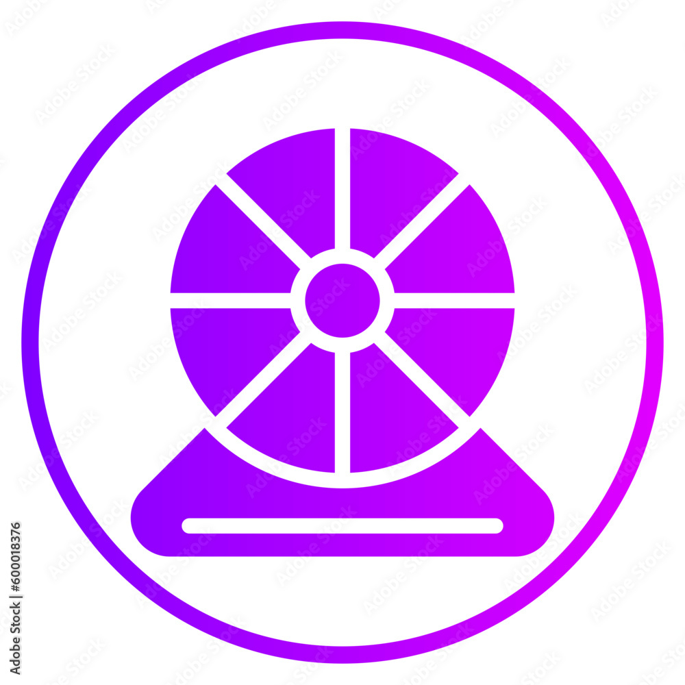 hamster wheel gradient icon hamster wheel gradient icon