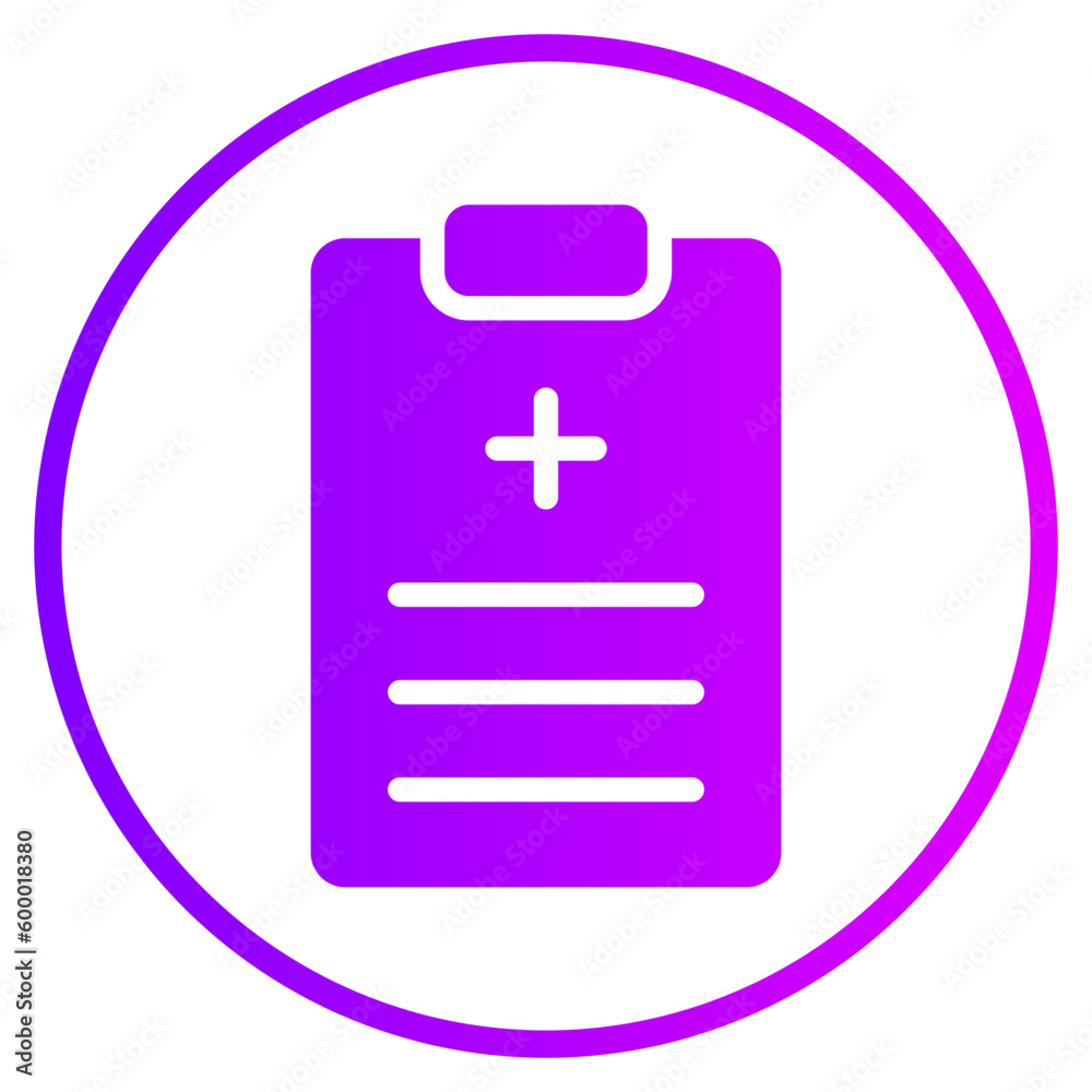 medical checkup gradient icon medical checkup gradient icon