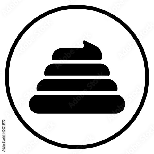 poo glyph icon