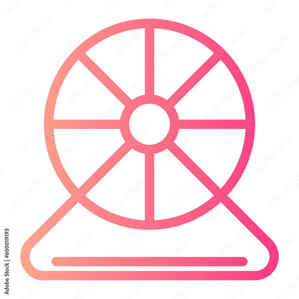 hamster wheel gradient icon hamster wheel gradient icon