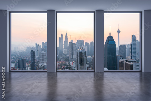 Photography Empty room Interior Skyscrapers View Malaysia