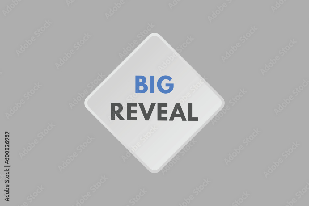 Big Reveal text Button. Big Reveal Sign Icon Label Sticker Web Buttons Big Reveal text Button. Big Reveal Sign Icon Label Sticker Web Buttons