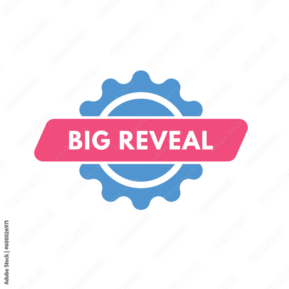 Big Reveal text Button. Big Reveal Sign Icon Label Sticker Web Buttons Big Reveal text Button. Big Reveal Sign Icon Label Sticker Web Buttons