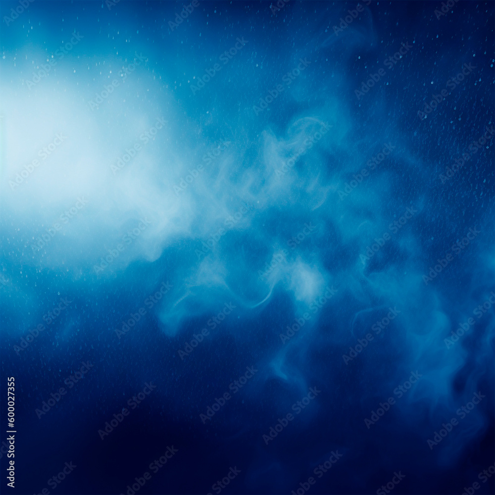 Fototapeta premium Dark blue fog abstract background Generative AI