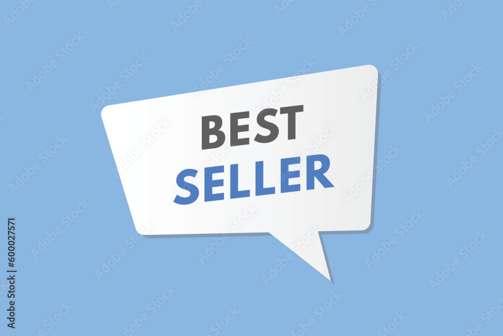 Best Seller text Button. Best Seller Sign Icon Label Sticker Web Buttons