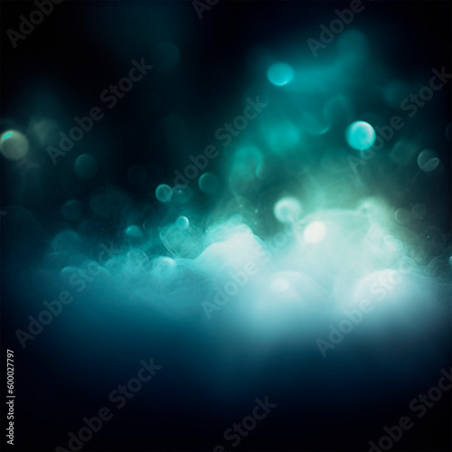 Dark blue fog abstract background Generative AI