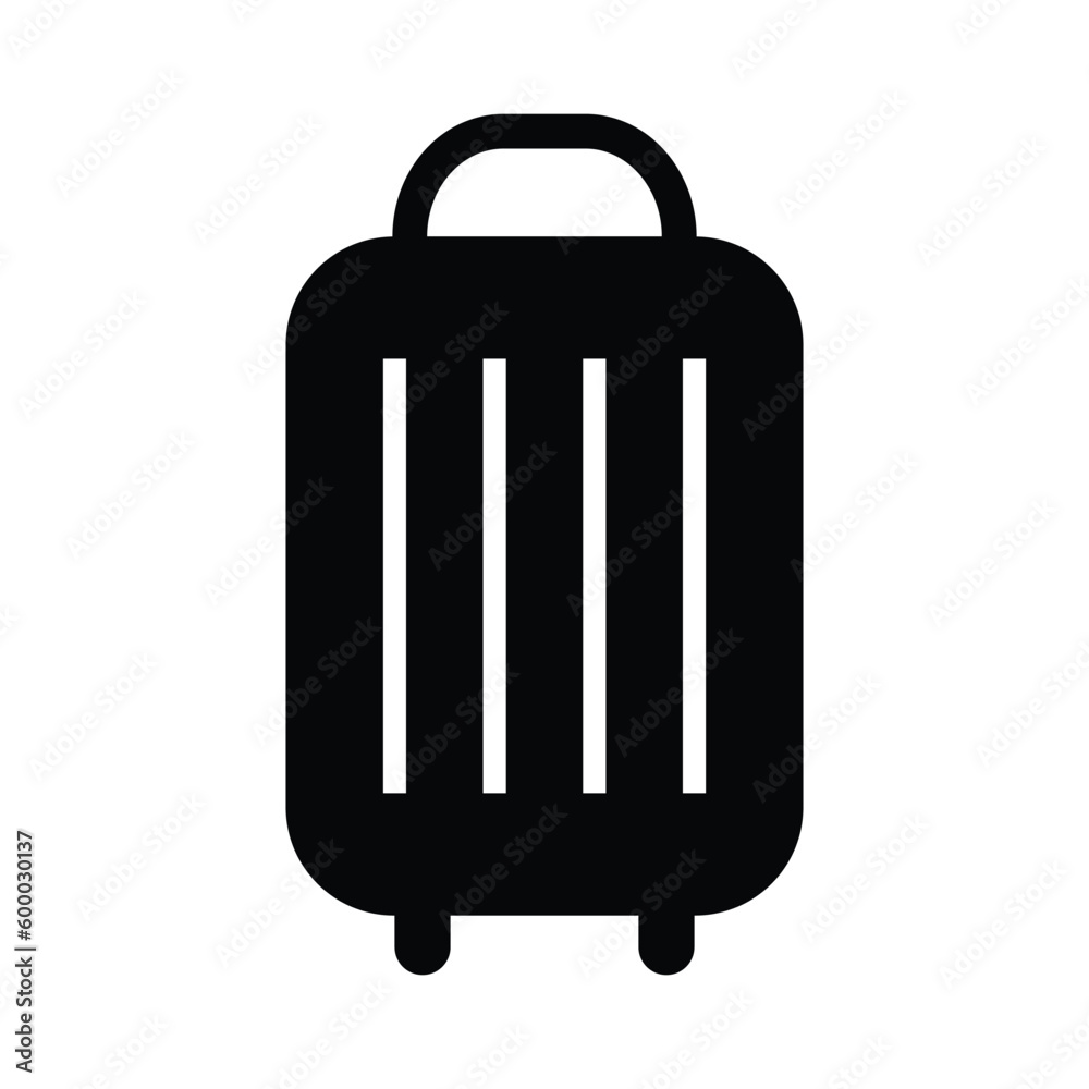 Travel baggage vector icon Travel baggage vector icon