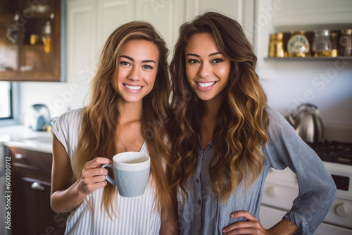 two sisters or friends toge...