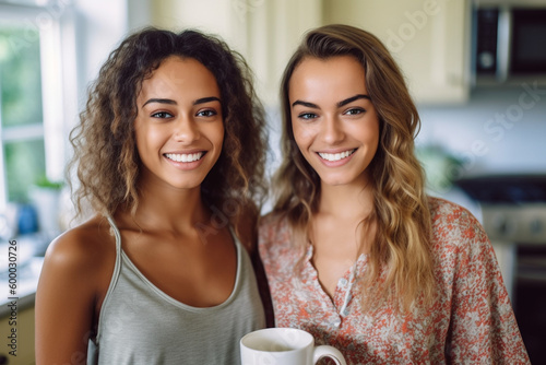 two sisters or friends toge...