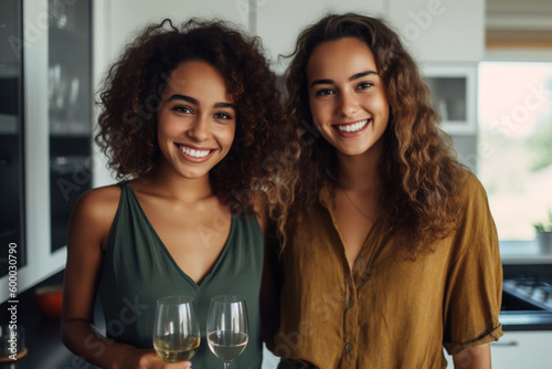 two sisters or friends toge...