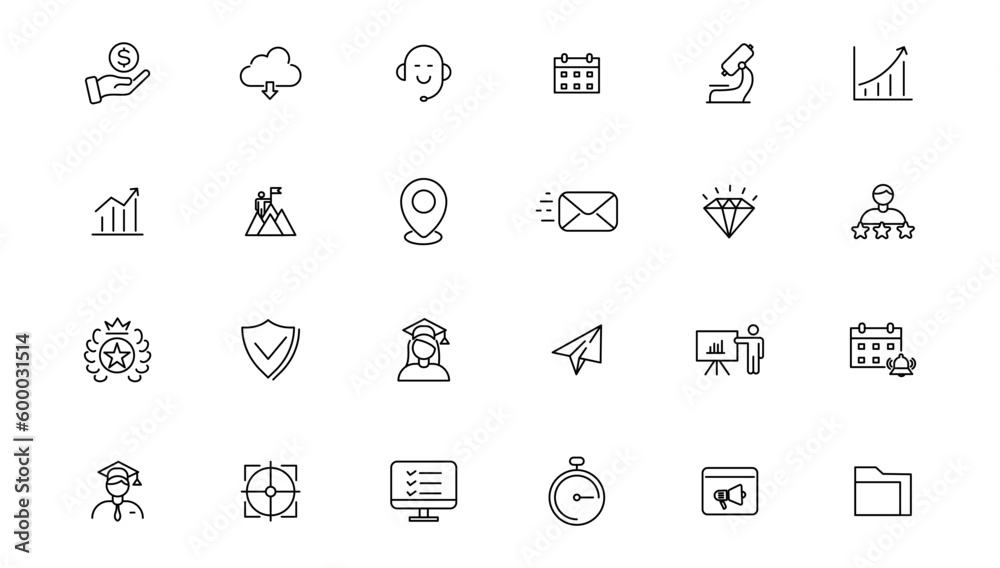 Development & Start up thin line icons set. Development editable stroke icon. Start up symbols collection. Development & Start up thin line icons set. Development editable stroke icon. Start up symbols collection.